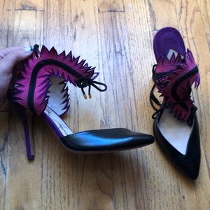 Isa Tapia Feather inspired Heels